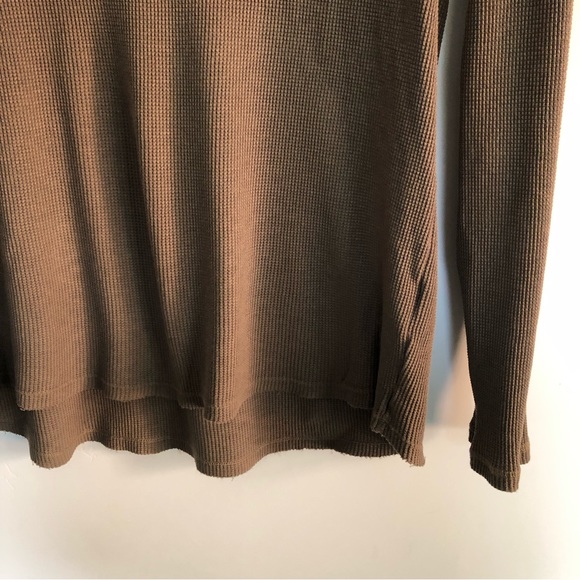 Bobi of Los Angeles NWT knit top with natural edges - Picture 5 of 8